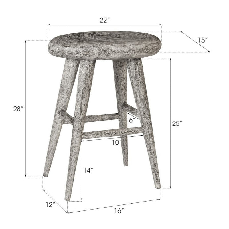 media image for Smoothed Counter Stool By Phillips Collection Pc Th92653 4 270
