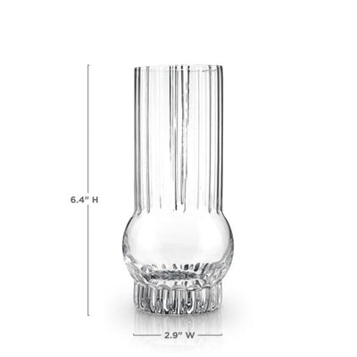 product image for deco crystal highball glasses 2 54