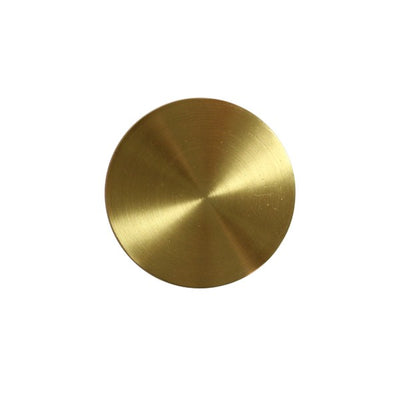 product image of Lindhurst Flat Front, Convex Bottom Knob in Antique Brass design by BD Studio 552