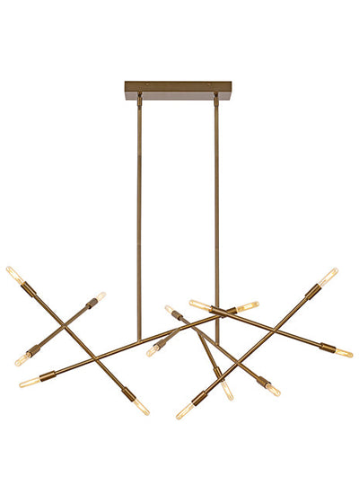 product image for Line Wave 2 Chandelier Image 1 2