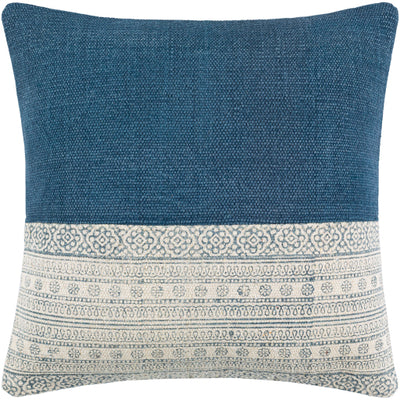 product image for Lola Cotton Pale Blue Pillow Flatshot Image 43