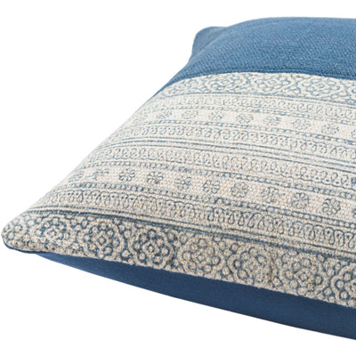 product image for Lola Cotton Pale Blue Pillow Corner Image 4 42