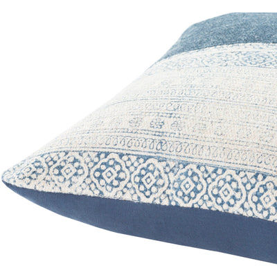 product image for Lola Cotton Pale Blue Pillow Corner Image 3 89