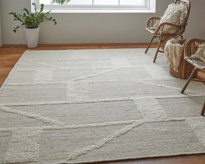 product image for saena linear contemporary hand woven beige ivory rug by bd fine ashr8908bgeivyp00 9 45