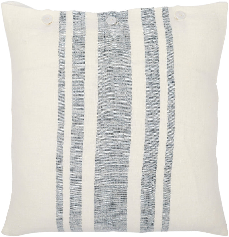 media image for linen stripe buttoned pillow kit by surya lnb003 1320d 4 272