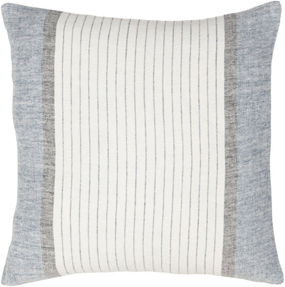 product image for linen stripe buttoned pillow kit by surya lnb004 1320d 4 5