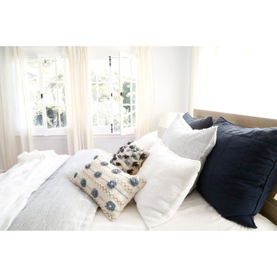 product image for logan duvet and shams in navy design by pom pom at home 11 97