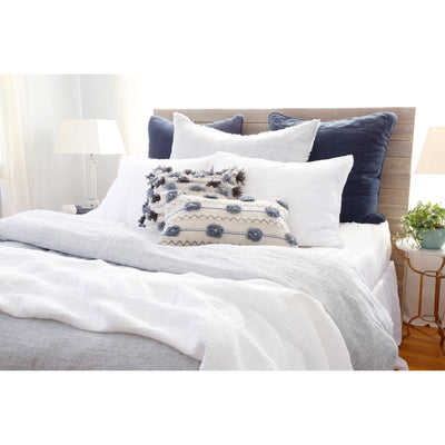 product image for logan duvet and shams in navy design by pom pom at home 13 98