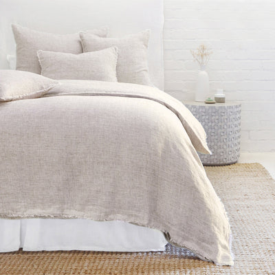 product image of logan duvet and shams in terracotta design by pom pom at home 1 589