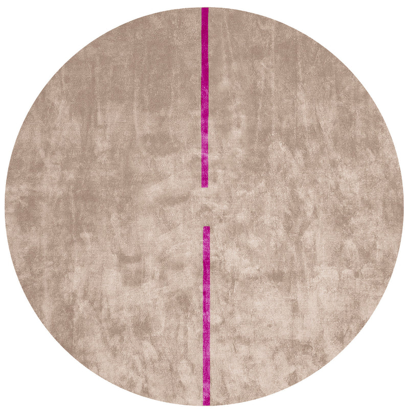 media image for Lightsonic Hand Tufted Rug w/ Purple Stripe design by Second Studio 249