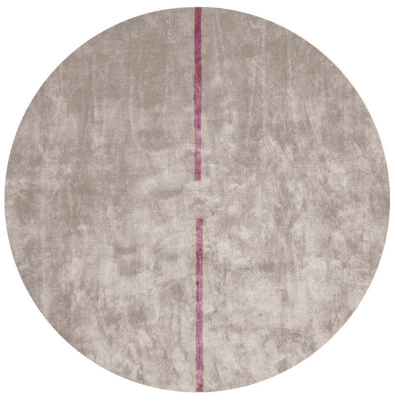 media image for Lightsonic Hand Tufted Rug w/ Violet Stripe design by Second Studio 20