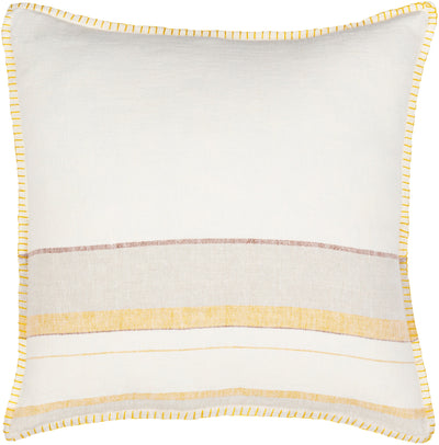 product image for linen stripe embellished pillow kit by surya lsp002 1320d 2 7