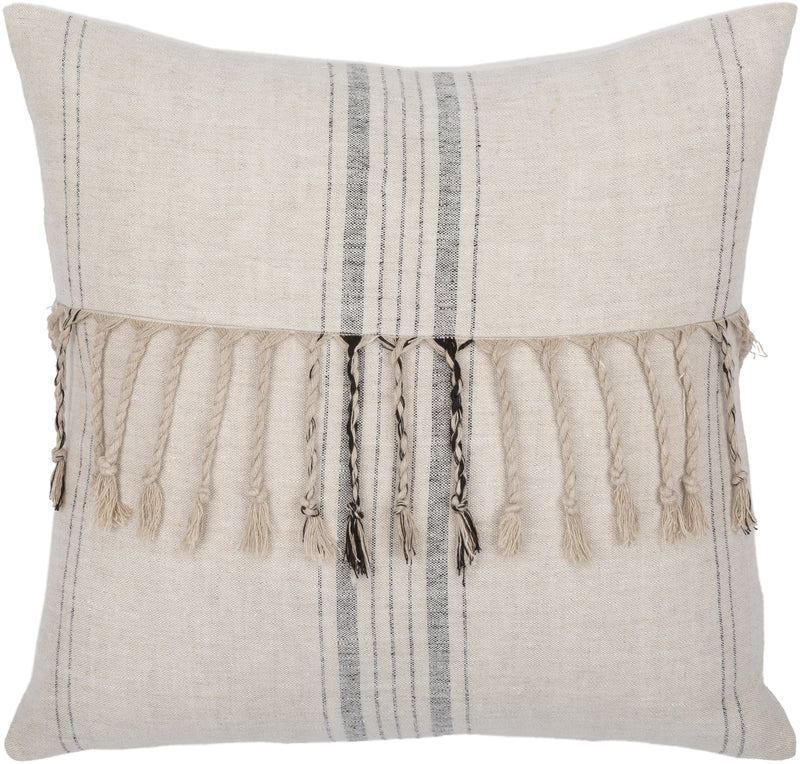 media image for linen stripe embellished pillow kit by surya lsp003 1320d 2 286