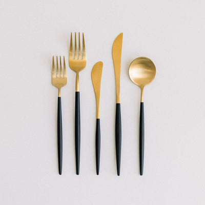 product image for luna flatware 5 piece set by borrowed blu bb0182s 2 81