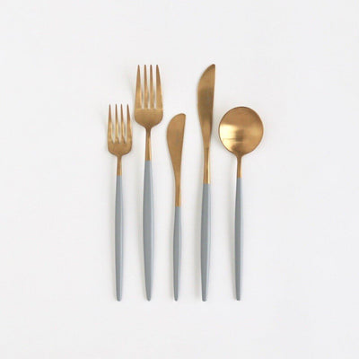product image for luna flatware 5 piece set by borrowed blu bb0182s 6 41