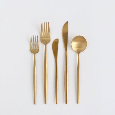 product image for luna flatware 5 piece set by borrowed blu bb0182s 4 75