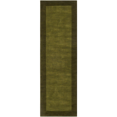product image for Mystique Wool Dark Green Rug Flatshot 3 Image 90