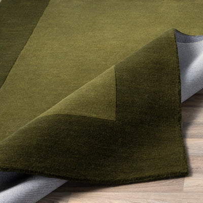 product image for Mystique Wool Dark Green Rug Fold Image 72