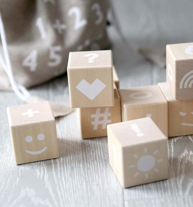 media image for Math Blocks in White 22