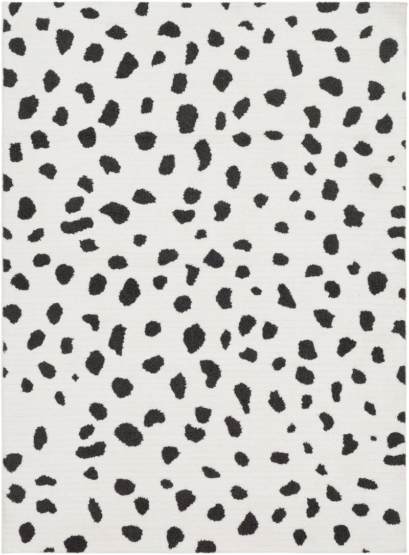 media image for moroccan shag rug in white black design by surya 2 1 220