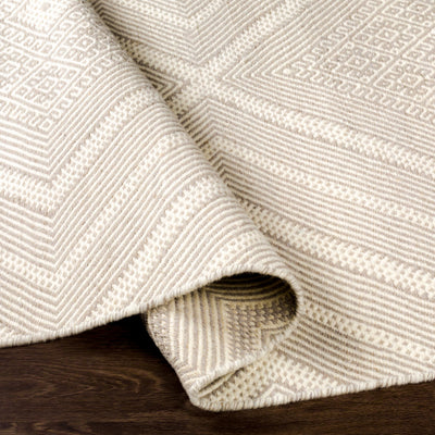 product image for Mardin Wool Grey Rug Fold Image 70