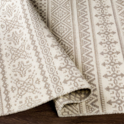product image for Mardin Wool Grey Rug Fold Image 45