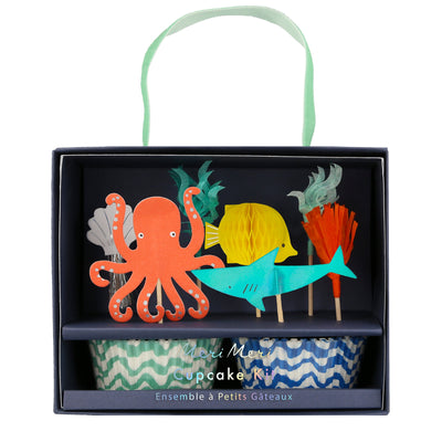 product image of octopus shark cupcake kit by meri meri mm 267853 1 51