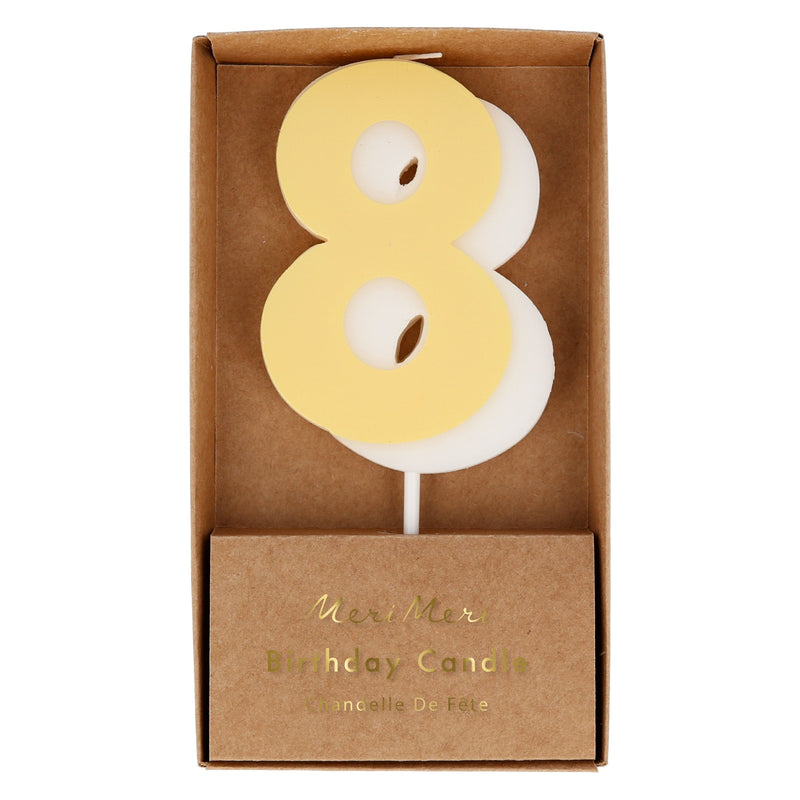 media image for color numbered candle by meri meri mm 216766 9 29