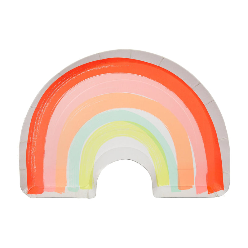 media image for neon rainbow partyware by meri meri mm 174772 3 234