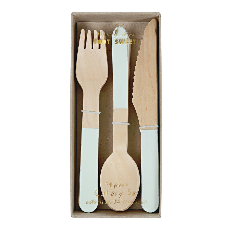 media image for mint wooden cutlery set by meri meri mm 143452 1 22