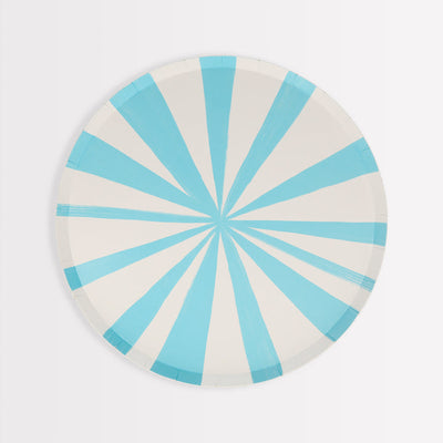 product image for blue stripe partyware by meri meri mm 224487 3 3
