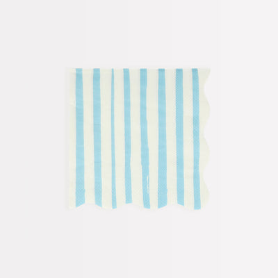 product image for blue stripe partyware by meri meri mm 224487 7 20