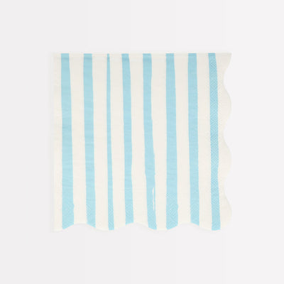 product image for blue stripe partyware by meri meri mm 224487 6 90