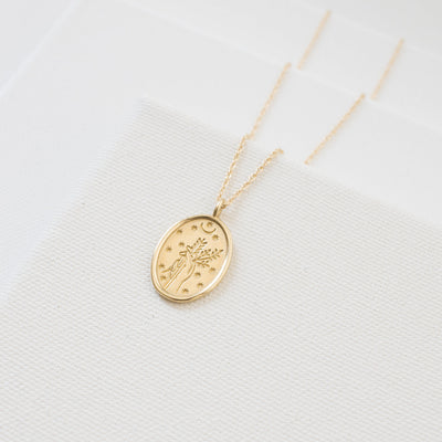 product image for diana gold necklace by merewif 1 63