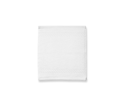 product image for Set of 6 Mini Squares Washcloths in White design by Turkish Towel Company 1