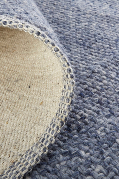 product image for Siona Handwoven Solid Color Navy/Denim Blue Rug 3 34