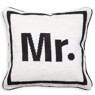 product image of mr needlepoint throw pillow 1 56