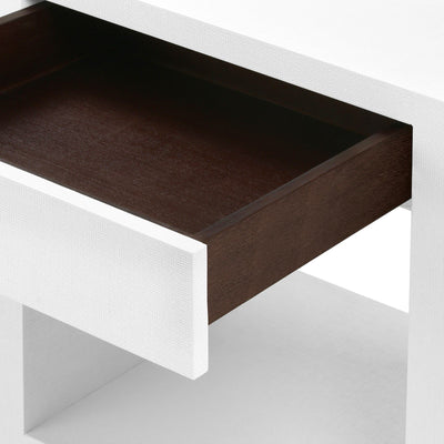 product image for Morgan Grasscloth 1-Drawer Side Table by Bungalow 5 83