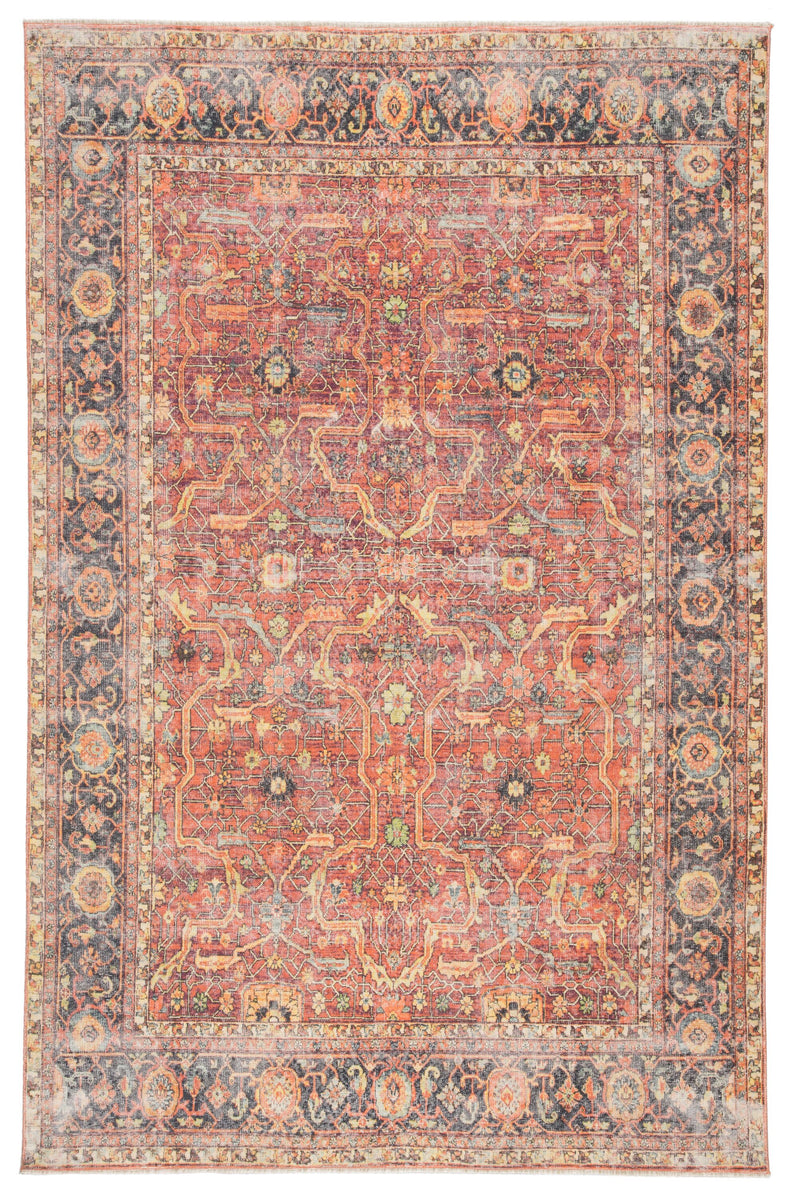 media image for boh04 avonlea oriental blue orange area rug design by jaipur 1 264