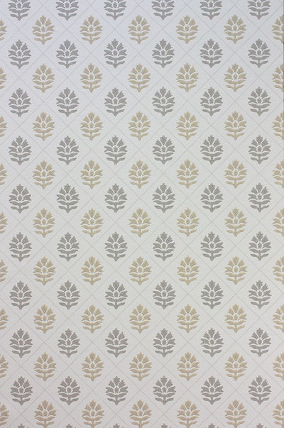 product image of Camille Wallpaper in gray and brown from the Les Reves Collection by Nina Campbell 587