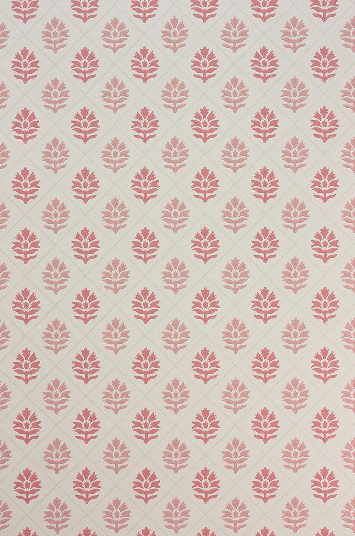 media image for Sample Camille Wallpaper in light pink from the Les R��ves Collection by Nina Campbell 231