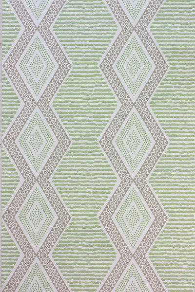 product image of Belle Ille Wallpaper in green from the Les Reves Collection by Nina Campbell 525