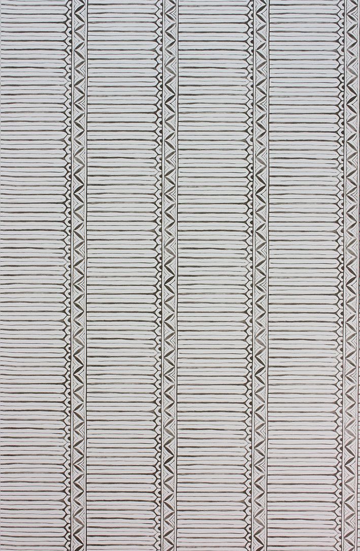 Shop Sample Dômiers Wallpaper in Gray from the Les Rêves Collection