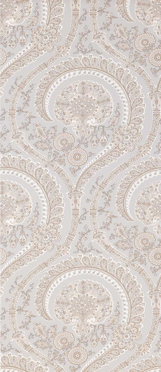 media image for Les Indiennes Wallpaper in tan Color by Nina Campbell 28