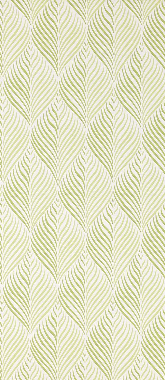 media image for Bonnelles Wallpaper in green from the Les Indiennes Collection by Nina Campbell 281