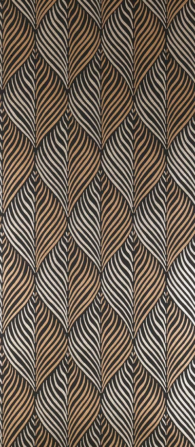 product image of Bonnelles Wallpaper in brown from the Les Indiennes Collection by Nina Campbell 579