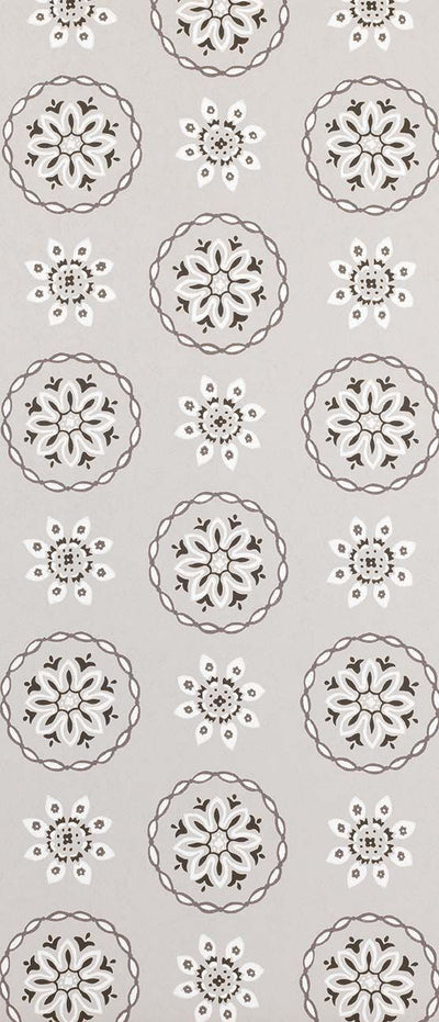 product image for Garance Wallpaper in grey from the Les Indiennes Collection by Nina Campbell 99