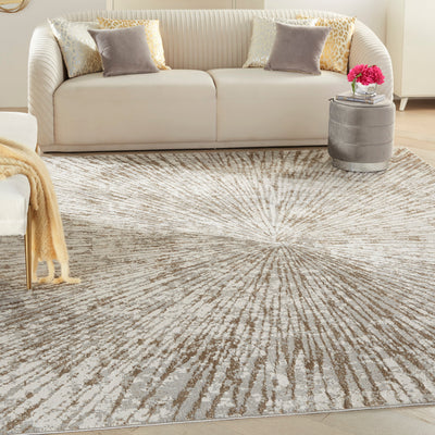 product image for metallic grey mocha rug by nourison 99446852892 redo 4 79