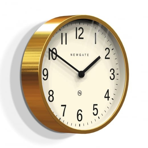 media image for master edwards wall clock in radial copper design by newgate 1 277