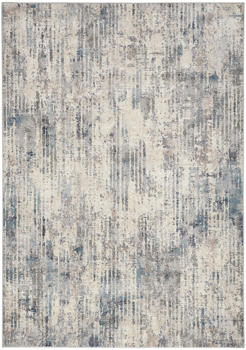 media image for ck022 infinity ivory grey blue rug by nourison 99446079213 redo 1 283